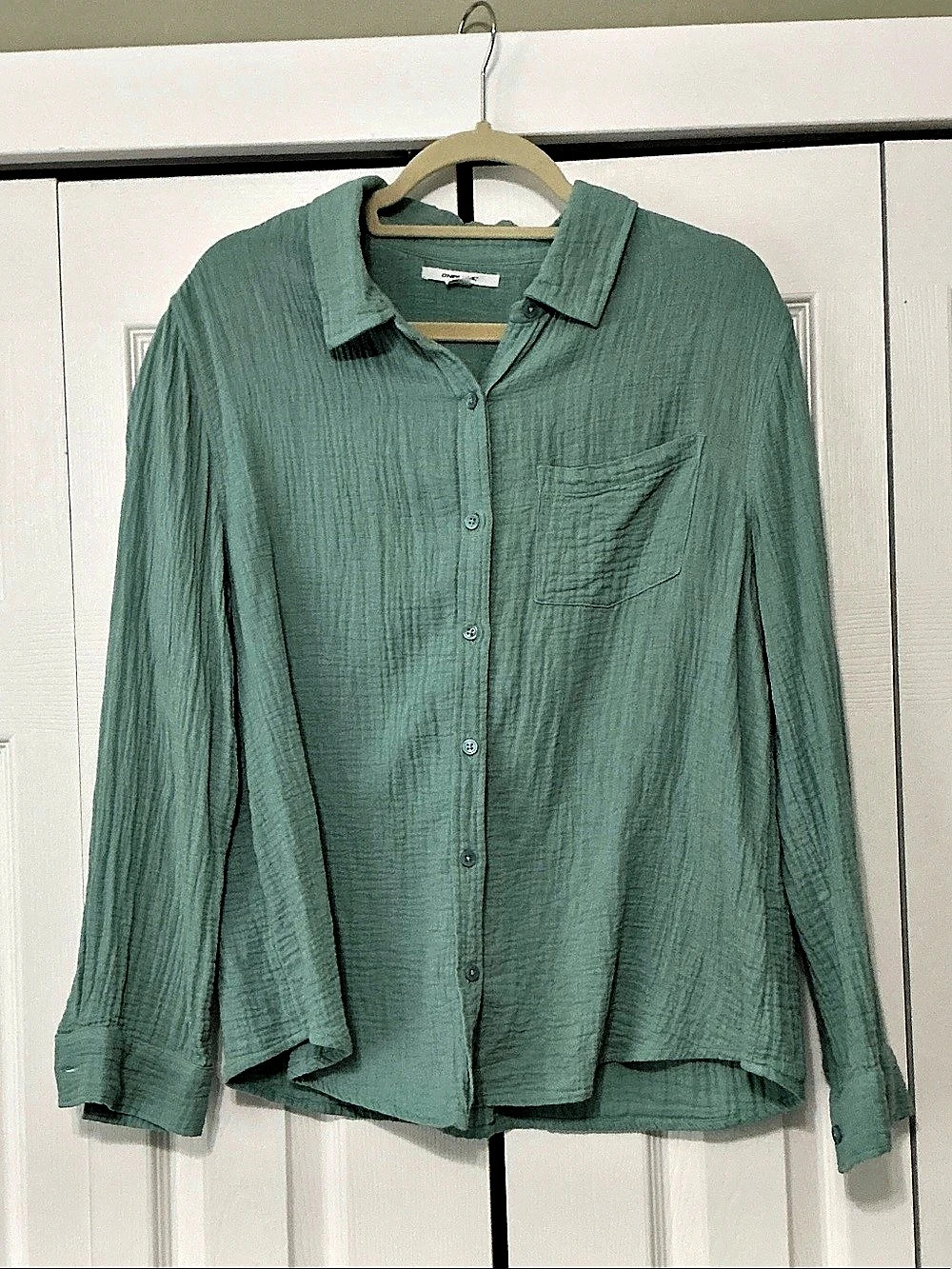 O'Neill Leni Relaxed Long Sleeve Top Green Small